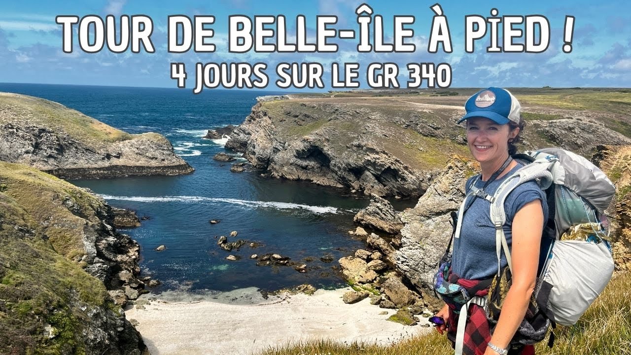 Tour de Belle-île-en-Mer en itinérance en campant 🌊🙂