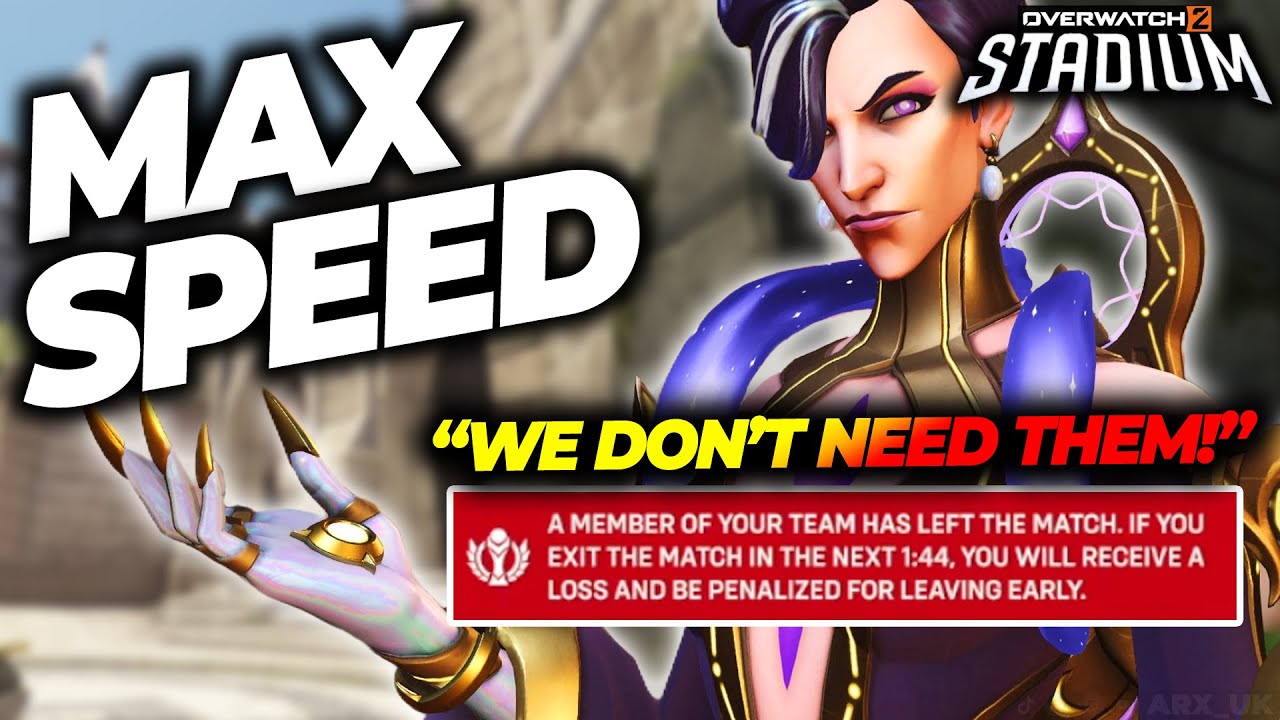 MAX SPEED + INSANE 4v5 CLUTCH | Overwatch 2 Stadium