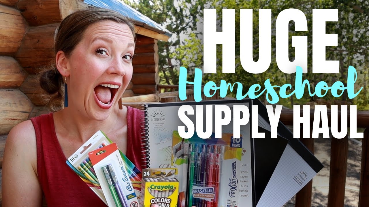 HUGE Homeschool Supply Haul | Back to School 2021