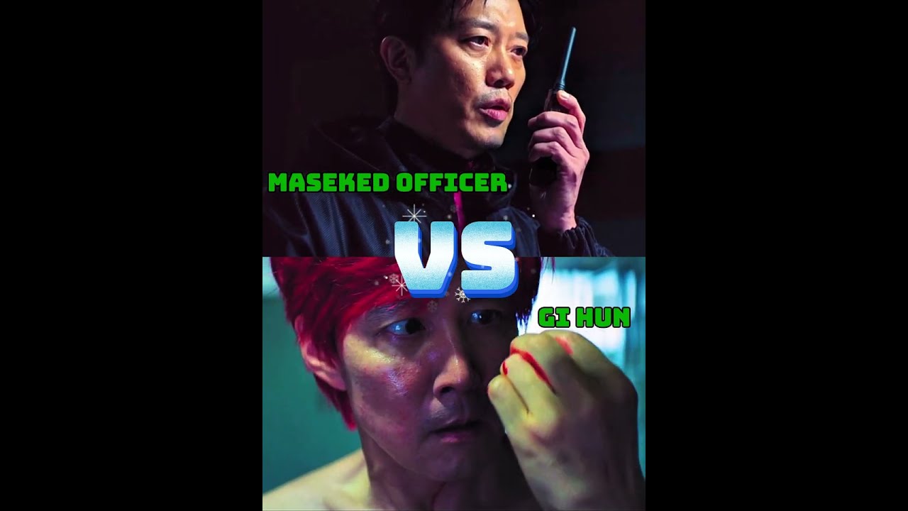 Masked Officer VS Squid Game