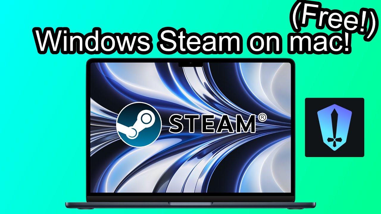 Steam windows games on Mac for free! (2025)