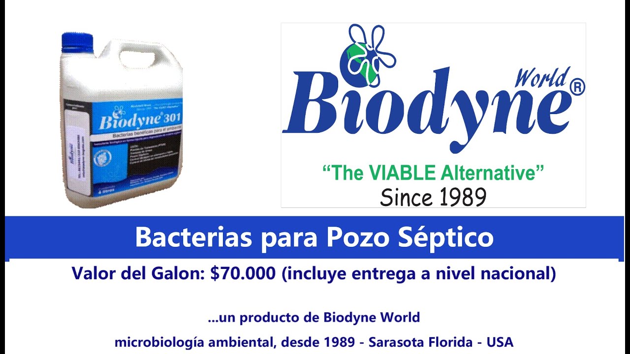 Bacterias para Pozo Séptico Biodyne