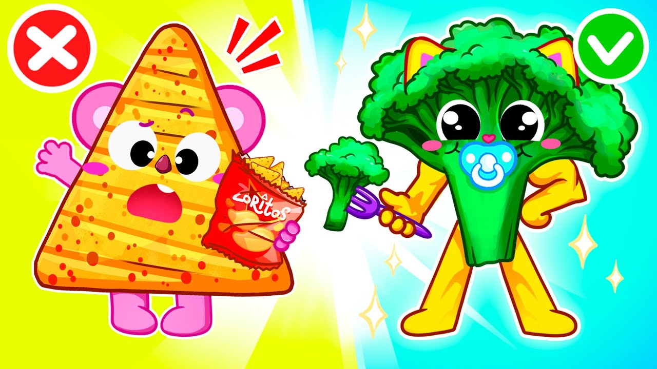Healthy Food vs Junk Food Song | Good Habits for Kids | Baby Songs & Nursery Rhymes by Toddler Zoo