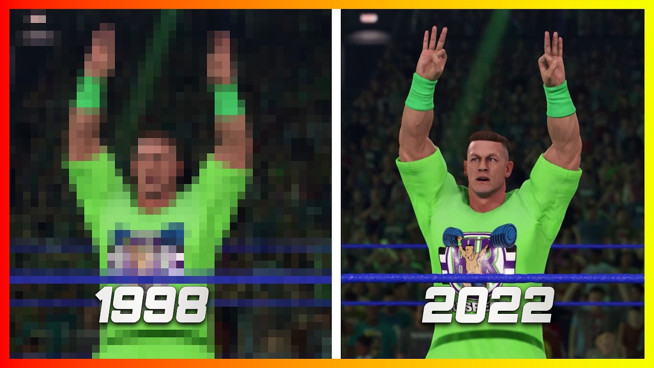 Evolution of JOHN CENA in WWE games! (2003 - 2022)