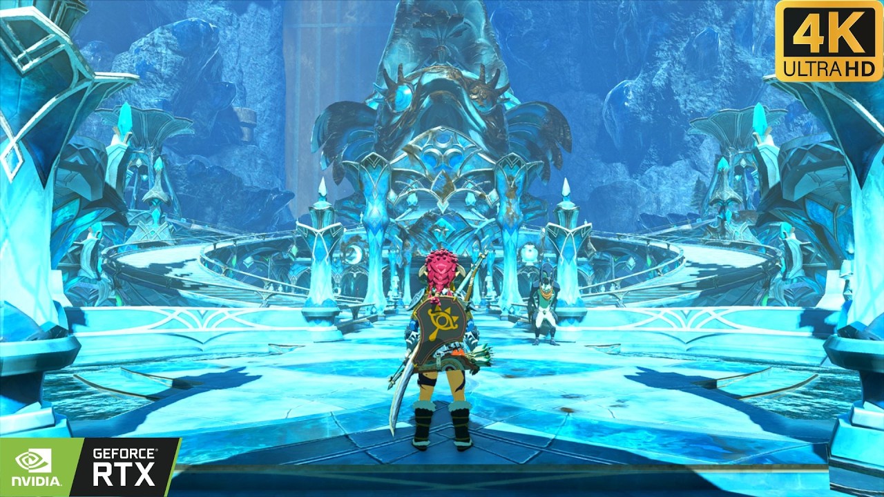 The Beauty of Zora's Domain 💧 Relaxing Gameplay (Zelda TotK) [4k No HUD]