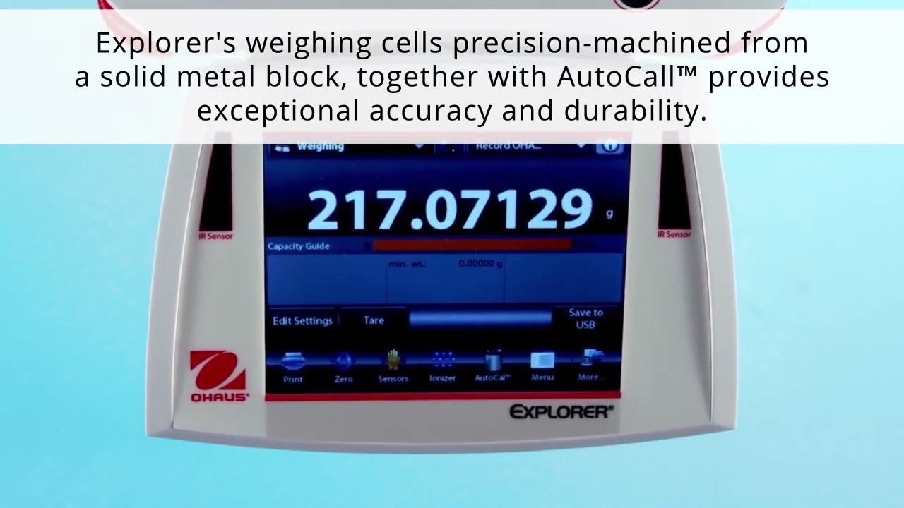 OHAUS Explorer Semi Micro Laboratory Balances - Precision
