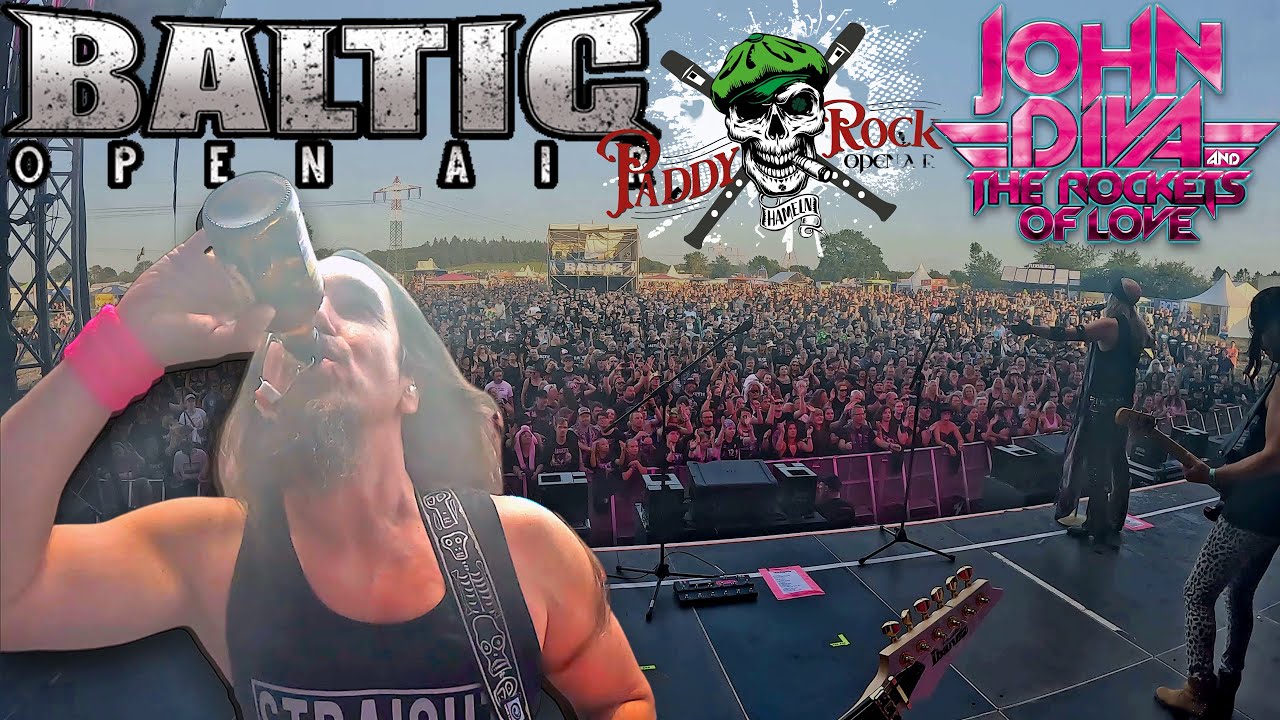 On tour with JOHN DIVA - BALTIC OPEN AIR, PADDY ROCK, APPLAUS GARTEN