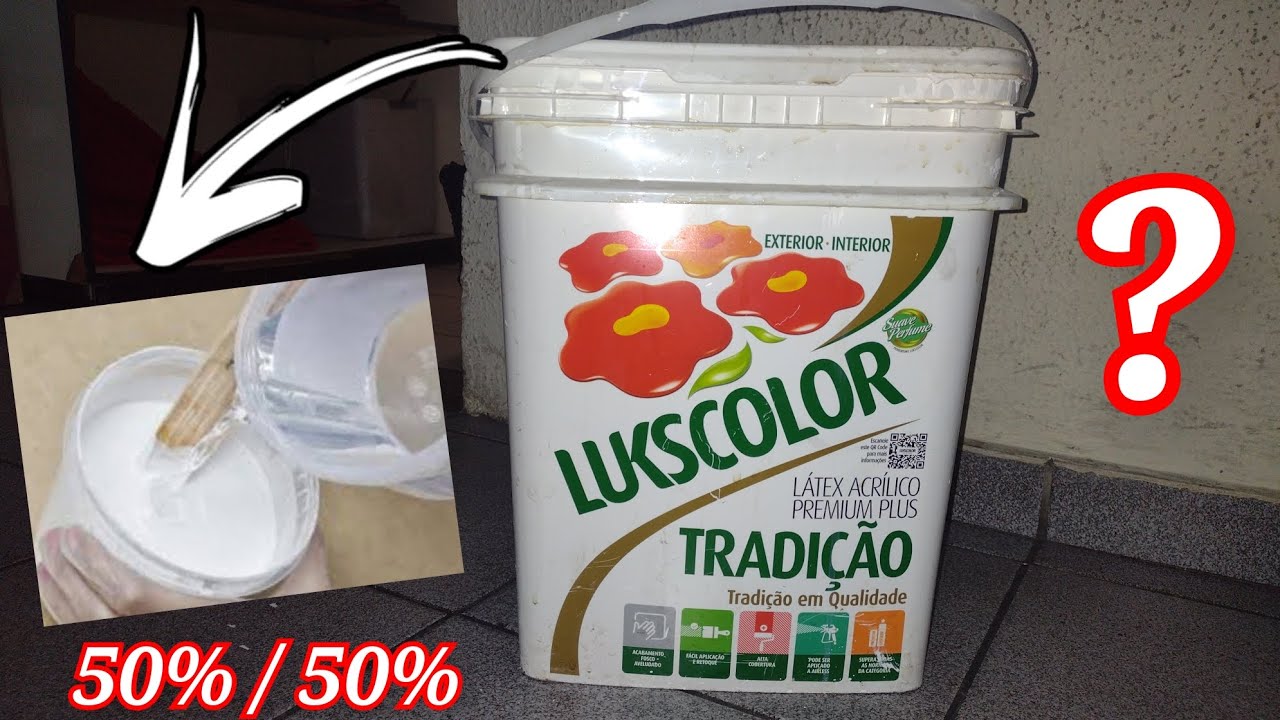 Como Diluir Tinta De Parede ( LÁTEX ACRÍLICO )