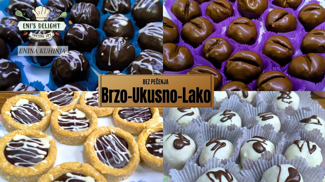SITNI KOLAČI ZA SLAVU! ČETIRI RECEPTA koja svi traže!
