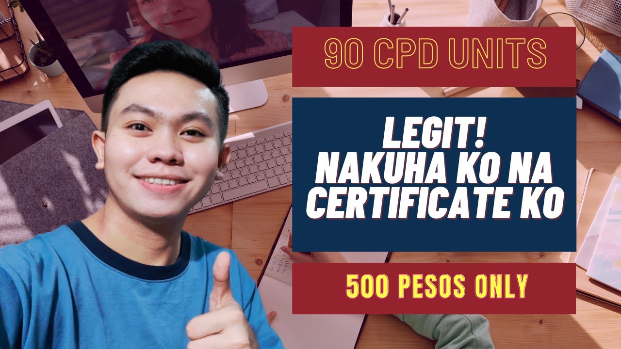 90 CPD Units Training with Certificate! Legit 'to! Nakuha ko na Certificate ko