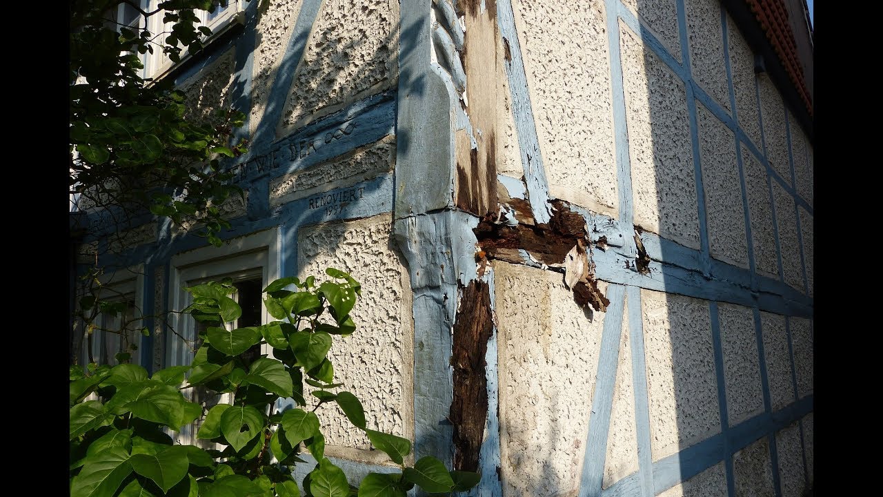 Totalschaden am Fachwerkhaus 20 Jahre nach Renovierung, Salzsäuretest: Kalk oder Dispersionsfarbe?