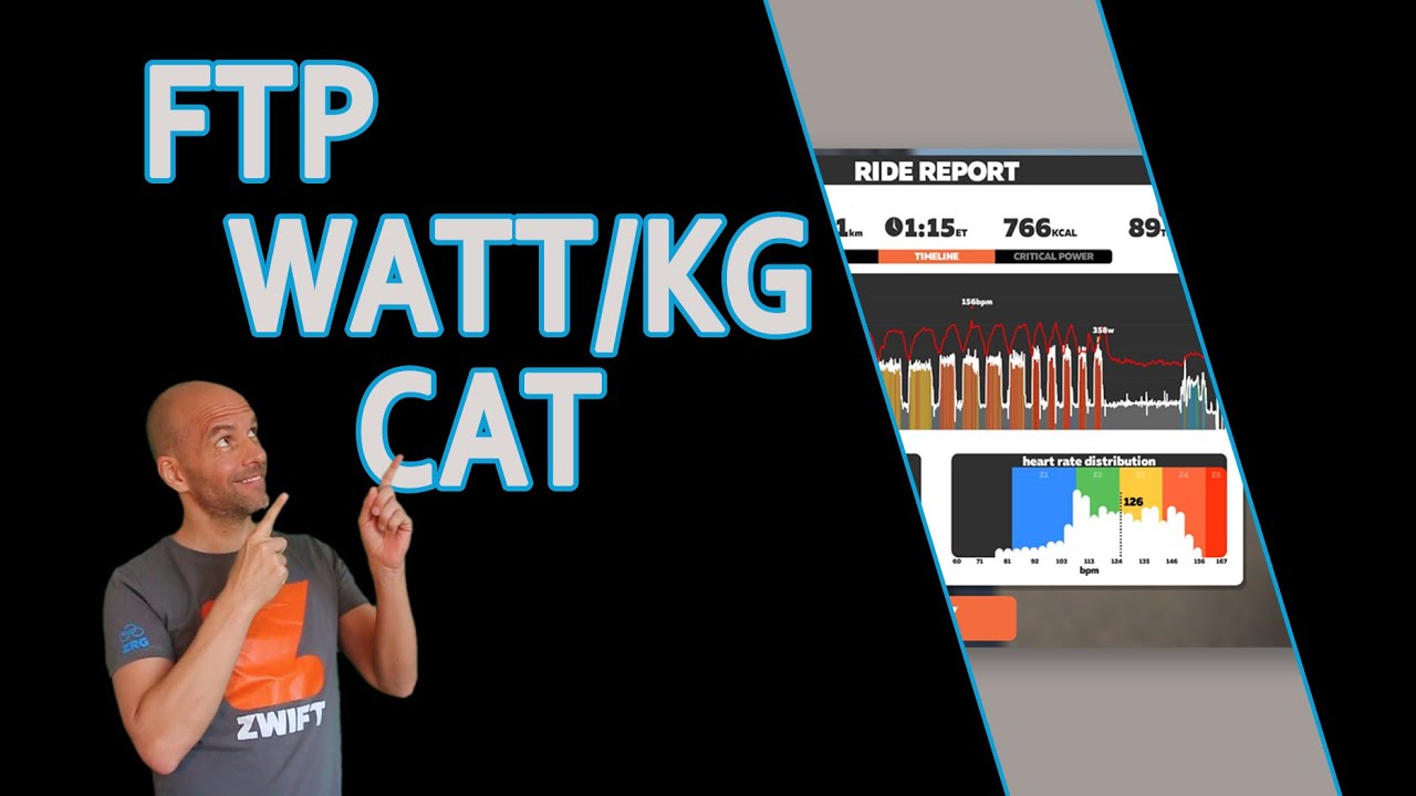 Was sind FTP, w/kg und Kategorien in Zwift?