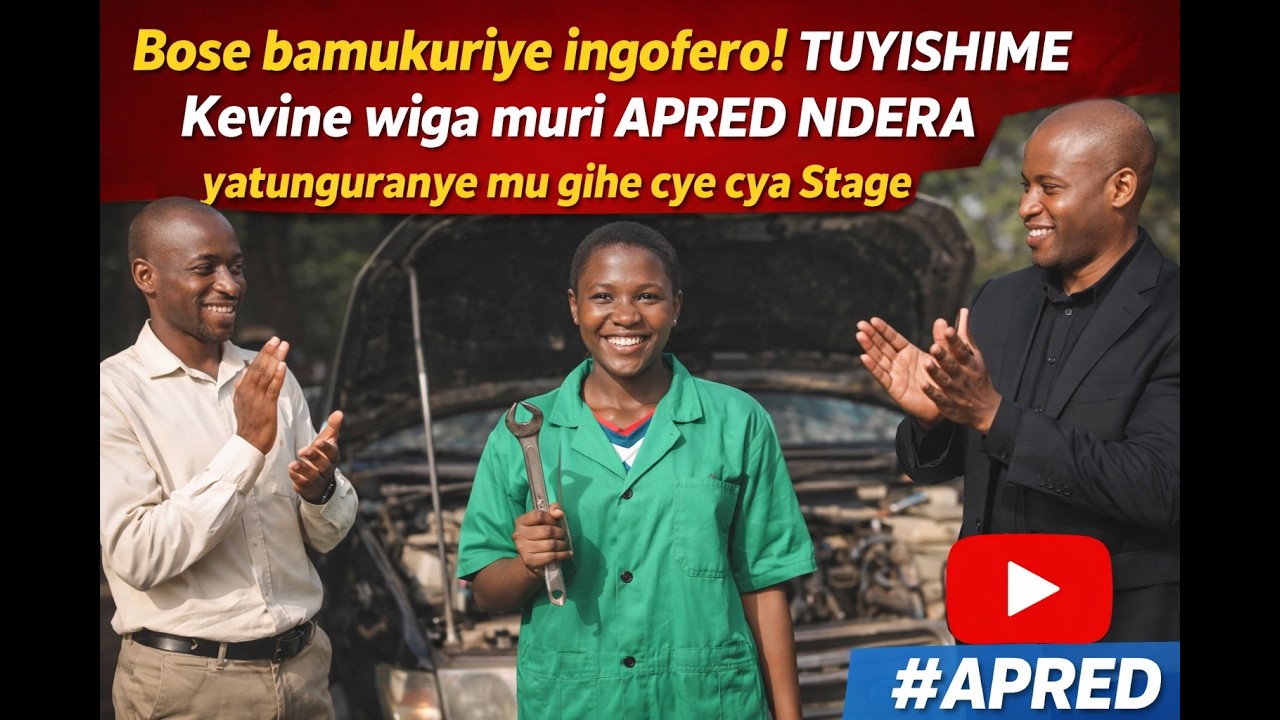 Bose bamukuriye ingofero! TUYISHIME Kevine wiga muri APRED NDERA yatunguranye mu gihe cye cya Stage