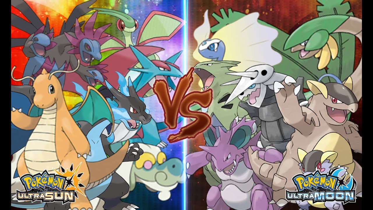 Pokemon Ultra Sun and Ultra Moon: Dinosaur Vs Dragon (Pokémon Wifi Battle)