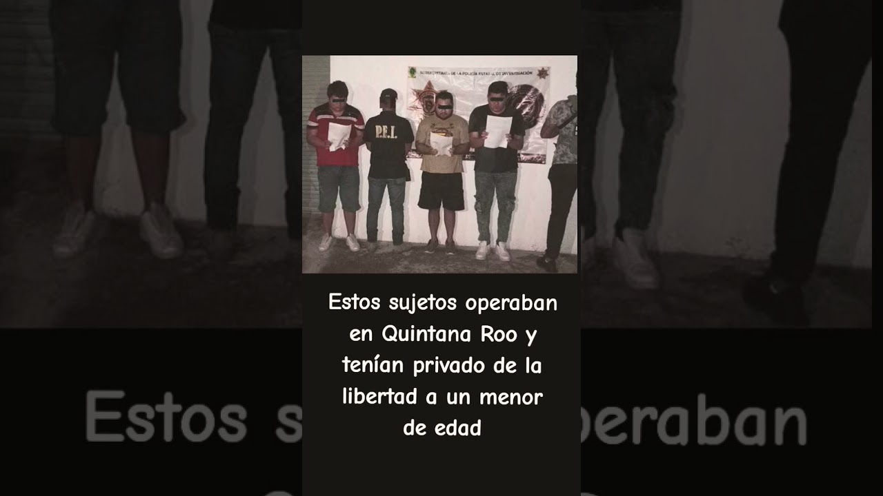 DETIENEN EN M&Eacute;RIDA A SECUESTRADORES #caminohacialaverdad