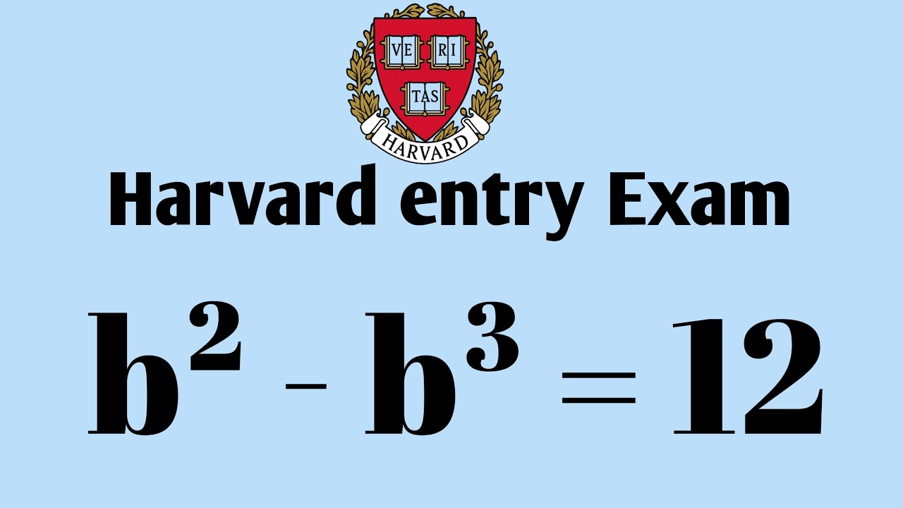 A Nice Olympiad Question | Solve b² − b³ = 12 | Only 1% Get It Right