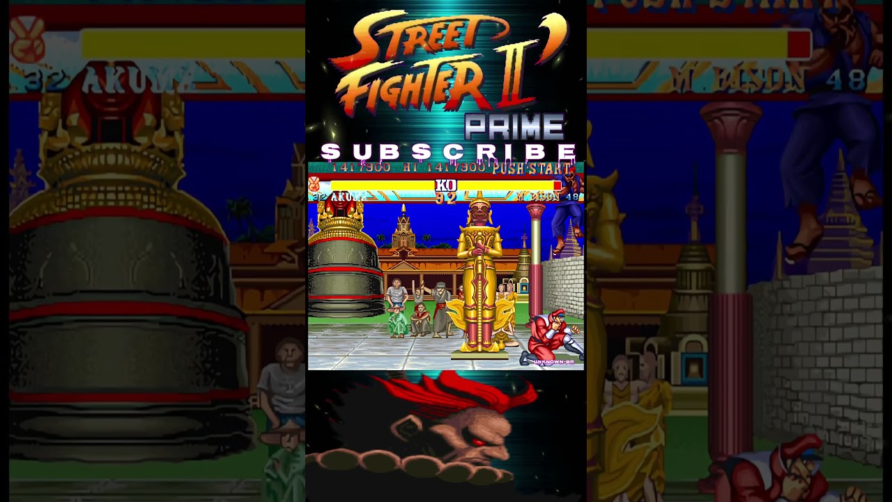 AKUMA visits THAILAND to defeat BISON the Dictator #streetfighter #capcom #retrogaming