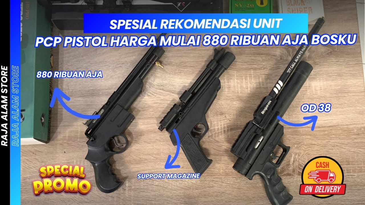PCP PISTOL RAJAALAMSTORE‼️HARGA MULAI 800RB AN🔥 MURAH MERIAH BOSKUU🔥