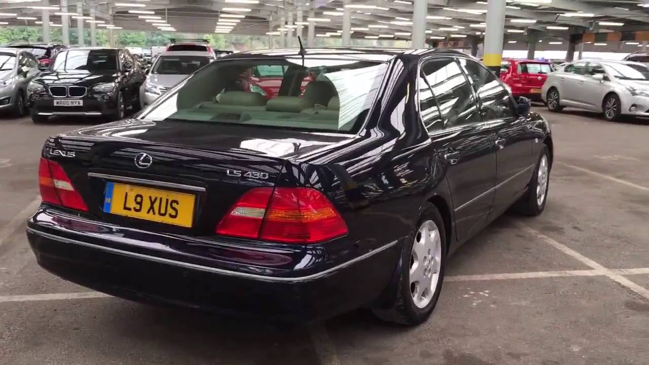 2002 LEXUS LS430 LS 430 4.3 VVTI V8 ENGINE VIDEO REVIEW