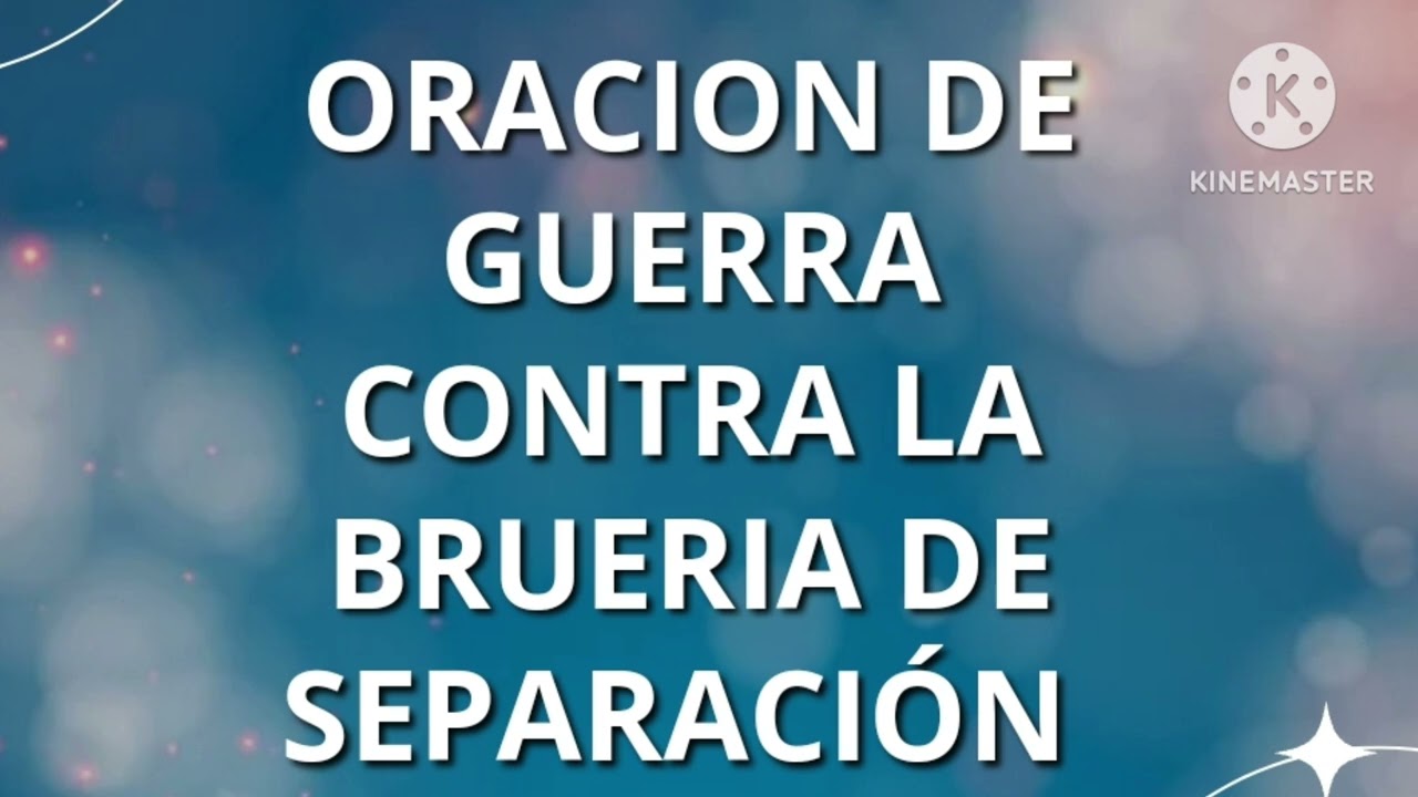 ORACION #6 SE LIBRE DE BRUJERÍA DE SEPARACIÓN