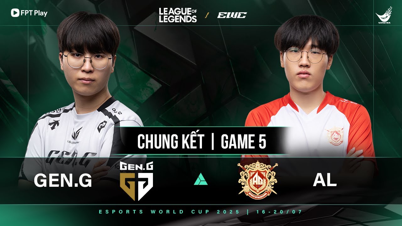 GEN.G vs AL | GAME 5 | CHUNG KẾT TỔNG | EWC 2025 - Ngày 20.07.2025