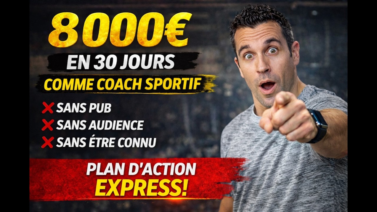 La vérité pour faire 8 000 € comme coach sportif (sans audience, sans tunnel)