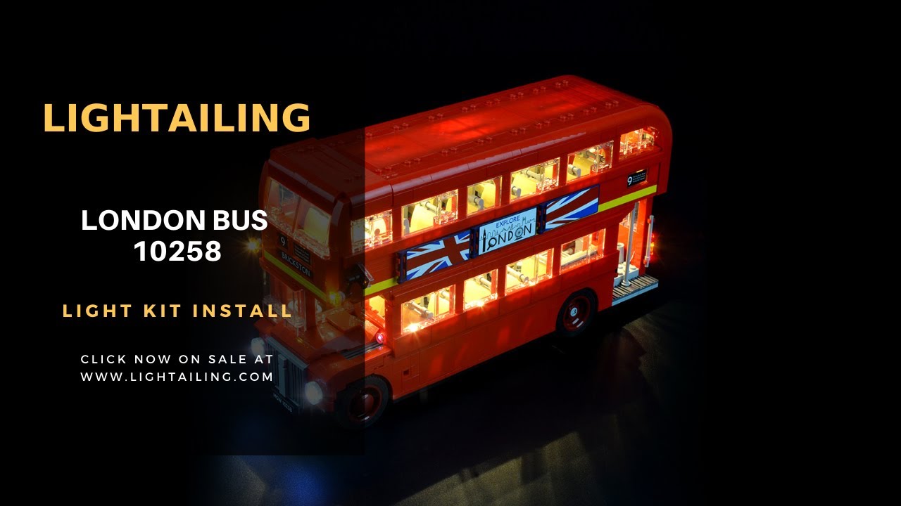 Lightailing Light kit Install in the Lego Creator London Bus 10258