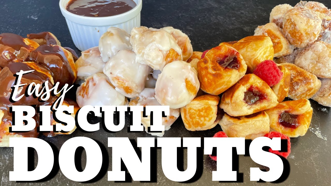 Easy Biscuit Donuts Recipe (Dessert on the Griddle)