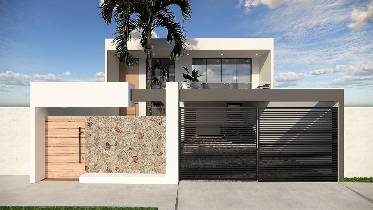 CASA DE DOS PISOS 10X25 4 DORMITORIOS, ALBERCA Y SALA DOBLE ALTURA