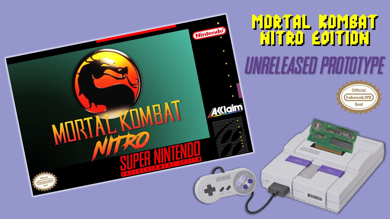 Mortal Kombat 1 Nitro Edition   Unreleased Prototype for Super Nintendo