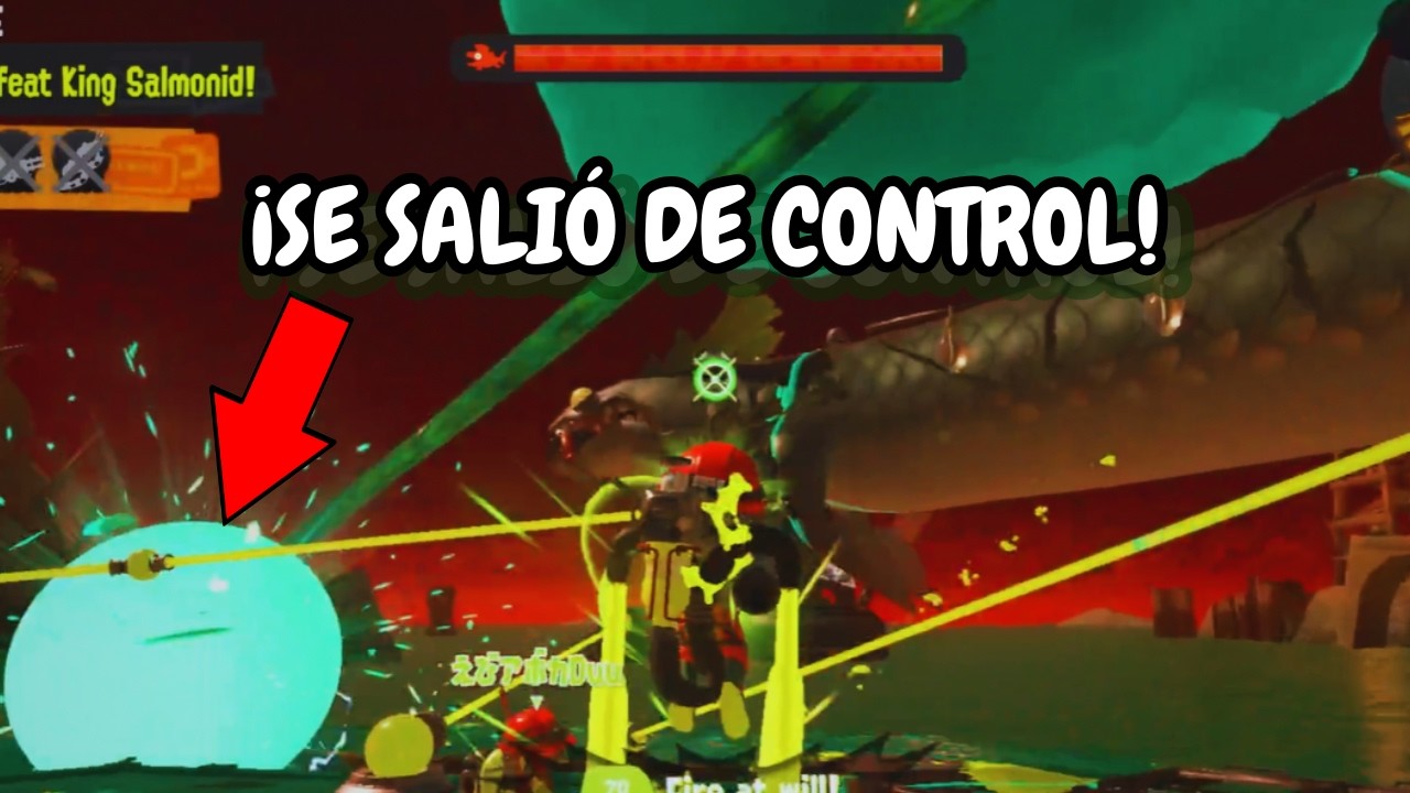 DESCONTROL en SALMON RUN - Splatoon 3