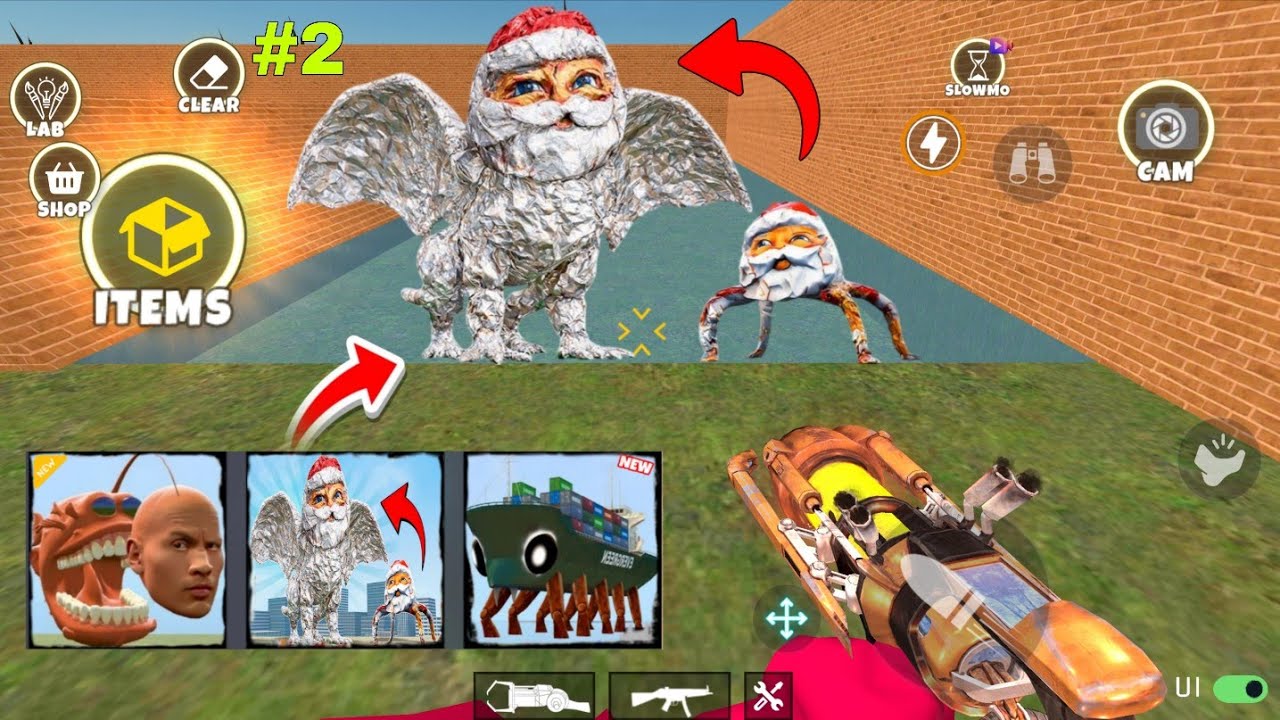 SANDBOX NEW EVOLUTION OF GOO GOO GAGA DRAGON SANTA MEMES BOSS in Garry's Mod! #garrysmod #2