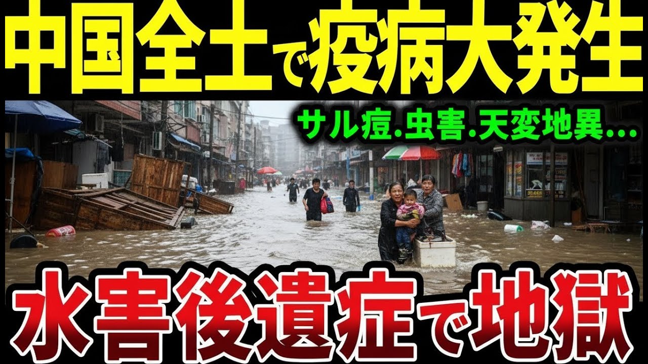 水害の後遺症が想像を超えていた…中国崩壊が目前に迫る現実【ゆっくり解説】