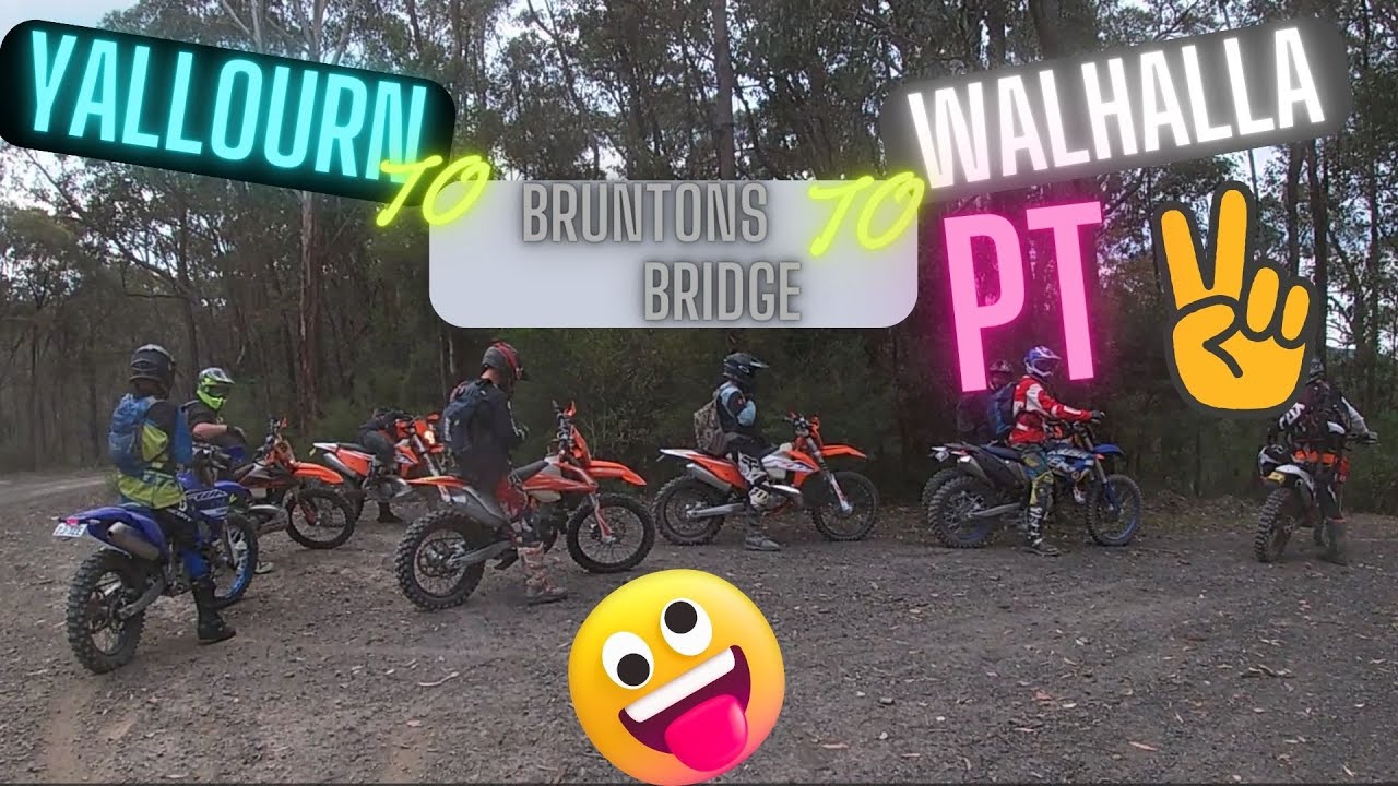 enduro ride to, walhalla pub, victoria pt2