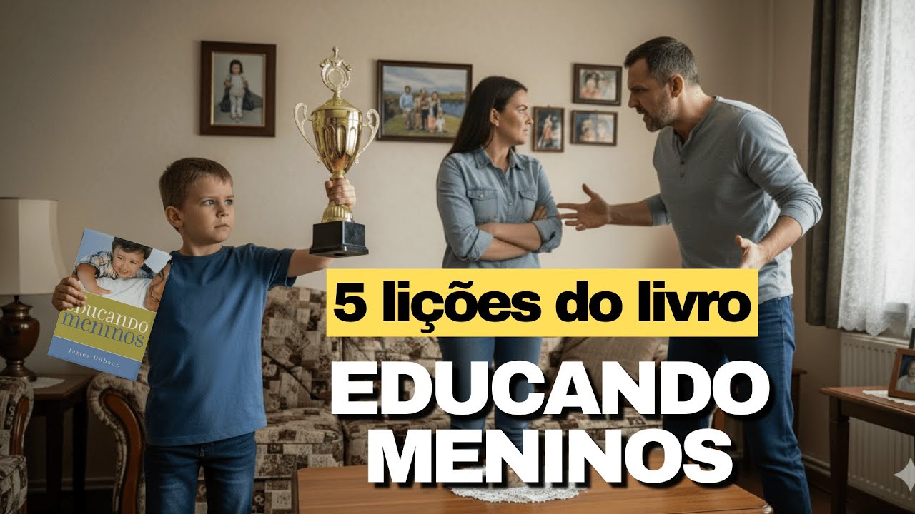 5 PRINCIPAIS DICAS livro EDUCANDO MENINOS! Livro educando meninos de James Dobson