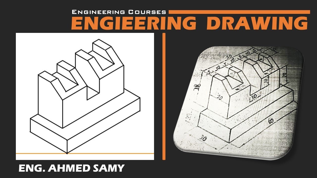 شرح طريقة رسم الايزومترك  | الرسم الهندسي | Isometric Drawings