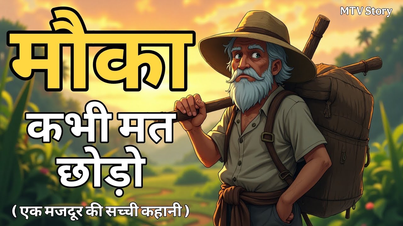BEST MOTIVATIONAL STORY IN HINDI | मौका कभी मत छोड़ो