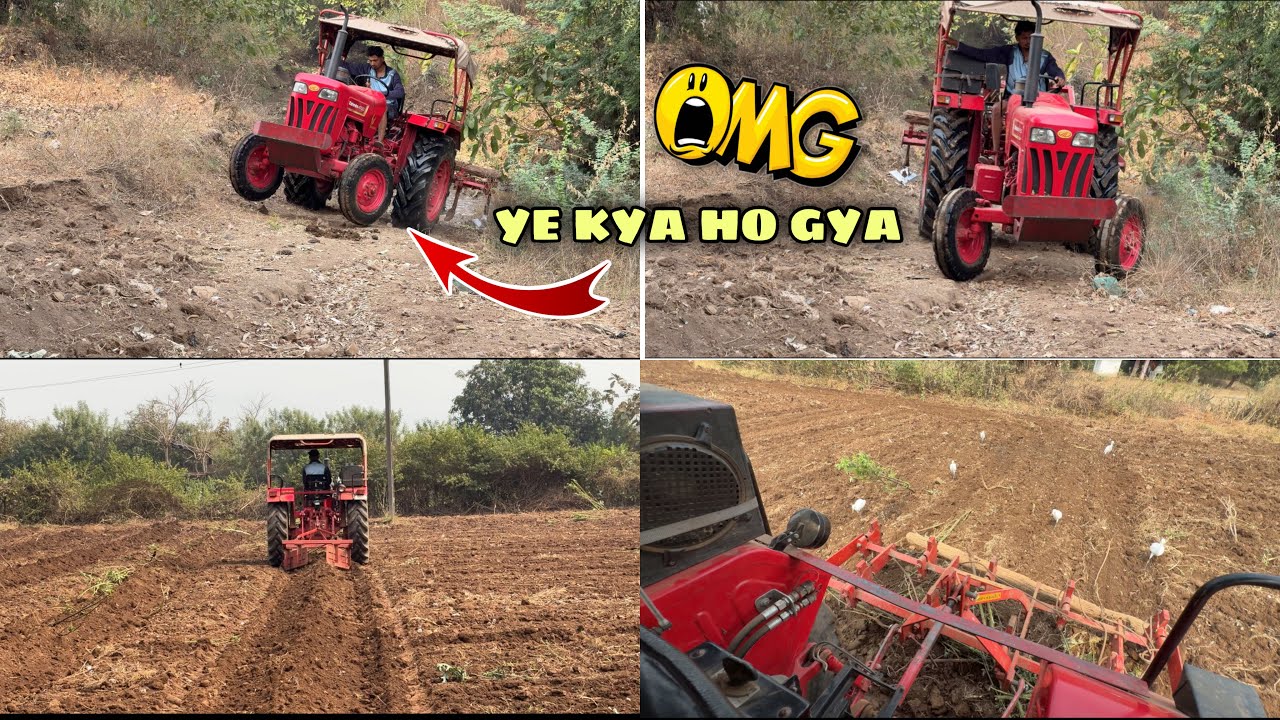 My Fast Vlog Aaj Apne Khet Par Tractor ￼🚜 || Ghar Jate Hue kya Ho gya 😱 Bal Bal Bache 😰