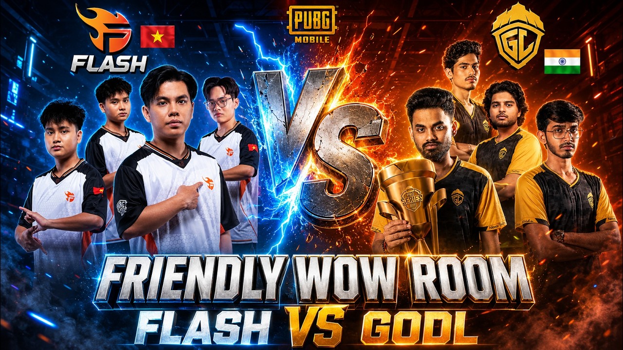 FLASH🇻🇳 COOKED TEAM GODL🇮🇳 💀 FRIENDLY WOW 4V4 🥵@FLBowzz POV