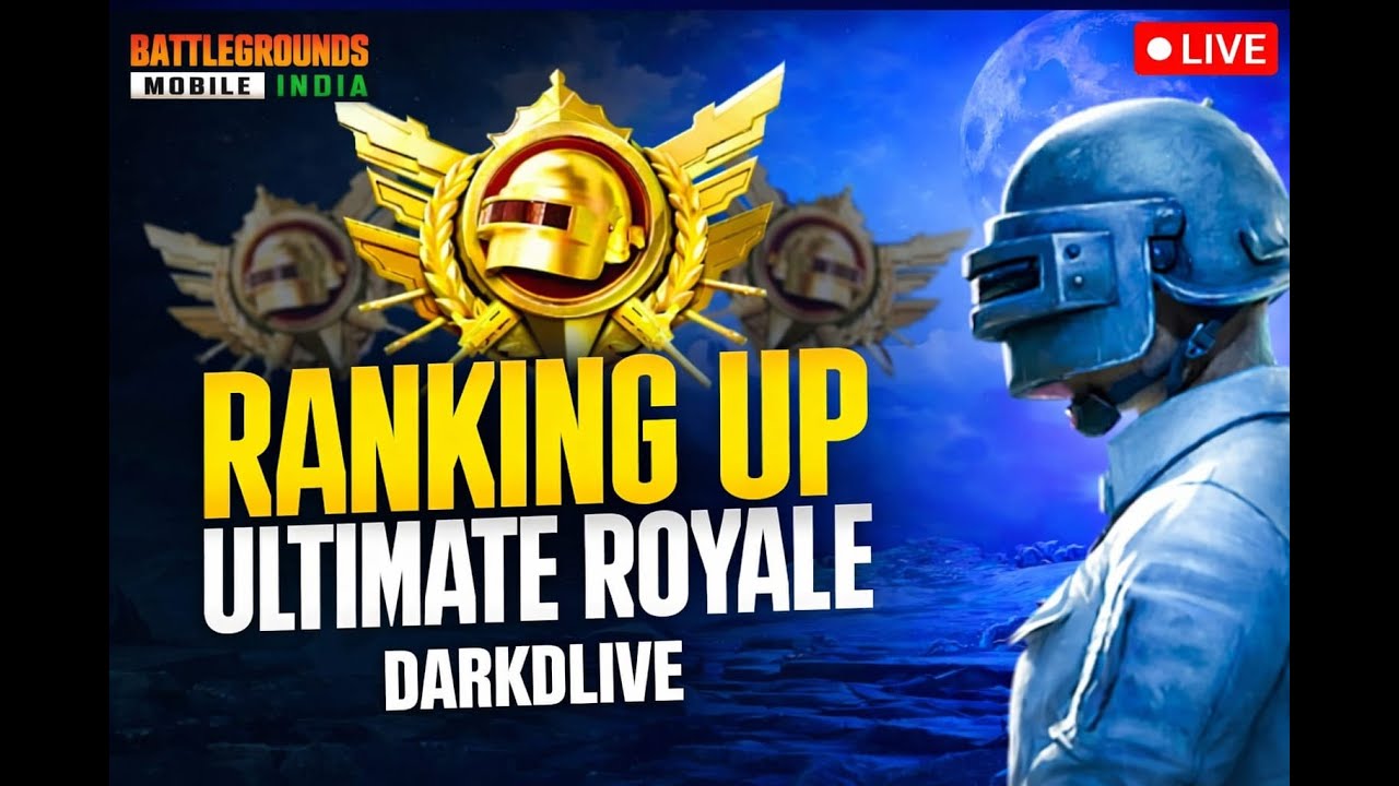 BGMI Ultimate Royal Rank Push  Legend Grind Live 🔥