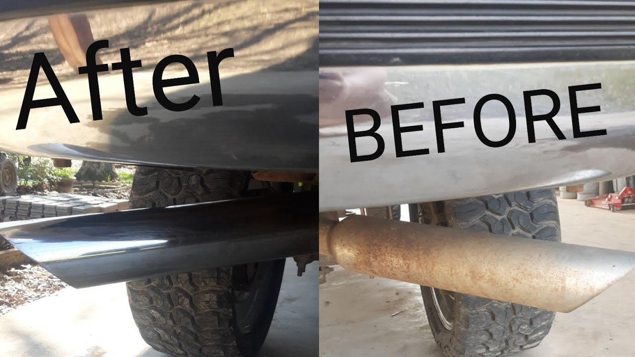 Rusty exhaust Tips?  DO THIS
