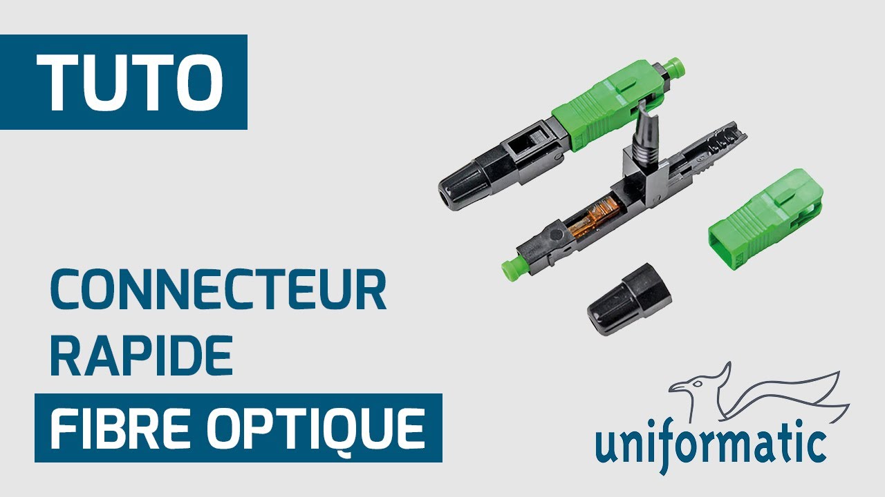 Comment monter un connecteur rapide fibre optique ?