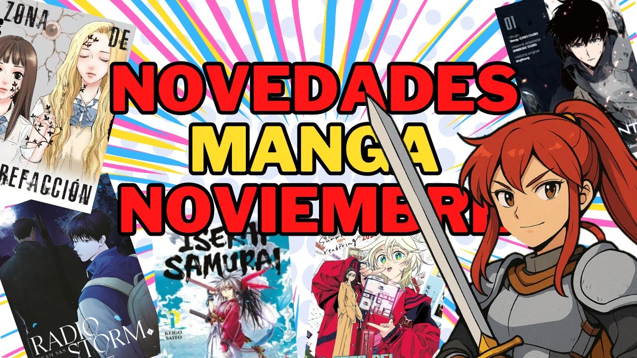 📚 Novedades Manga NOVIEMBRE 2025 | &iexcl;Todos los lanzamientos en Espa&ntilde;a!