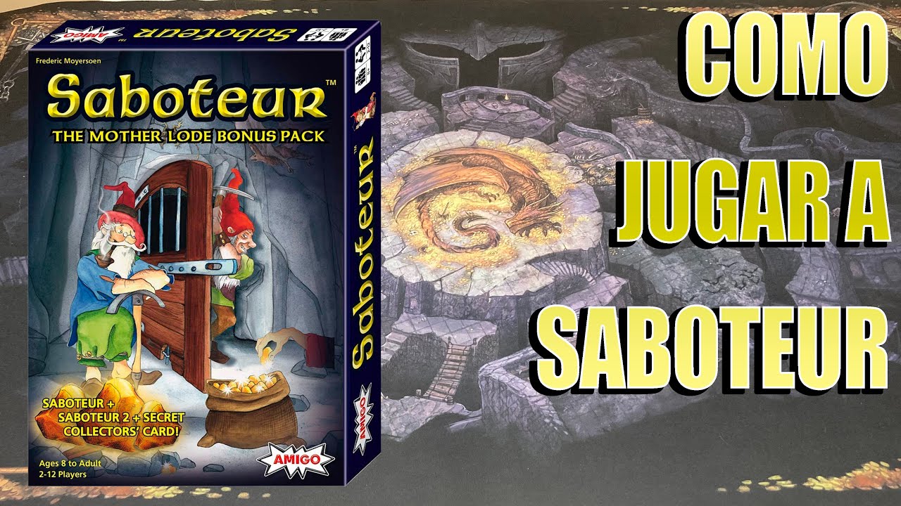 COMO SE JUEGA A SABOTEUR - JUEGO DE MESA  ¡A POR EL ORO! @MercurioDistribuciones