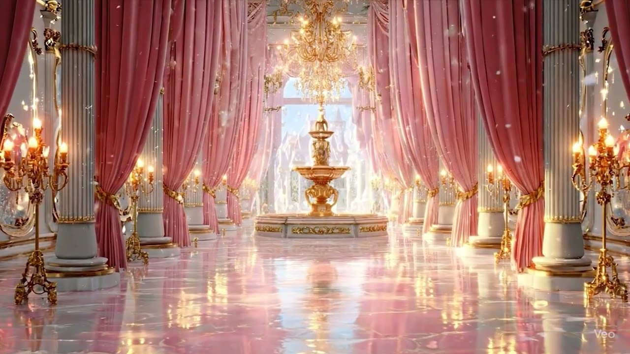 Magical Royal Castle Hallway - Seamless Looping Ambient Background