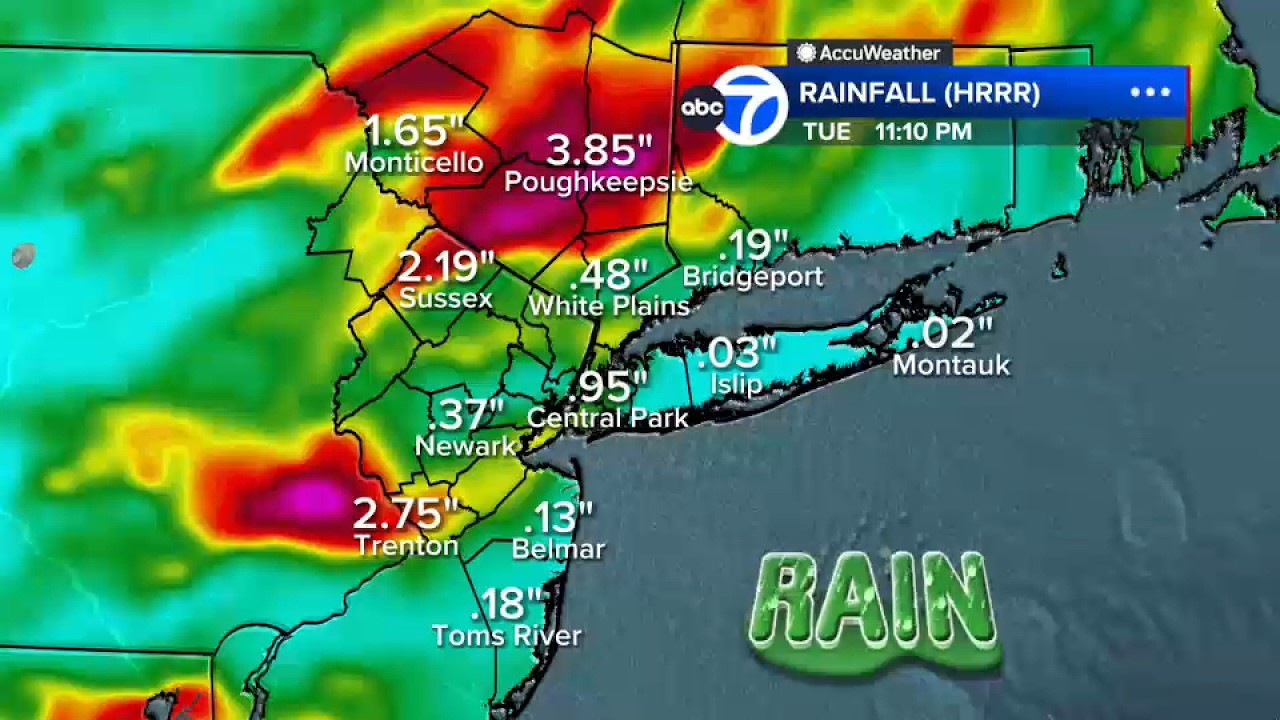 Storms could trigger flash flooding, damaging winds, isolated tornado across NYC,&nbsp; Tri-State