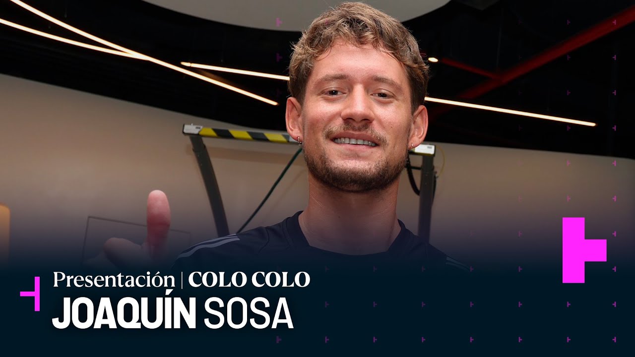 🔴 EN VIVO | Presentación oficial de Joaquín Sosa en Colo Colo