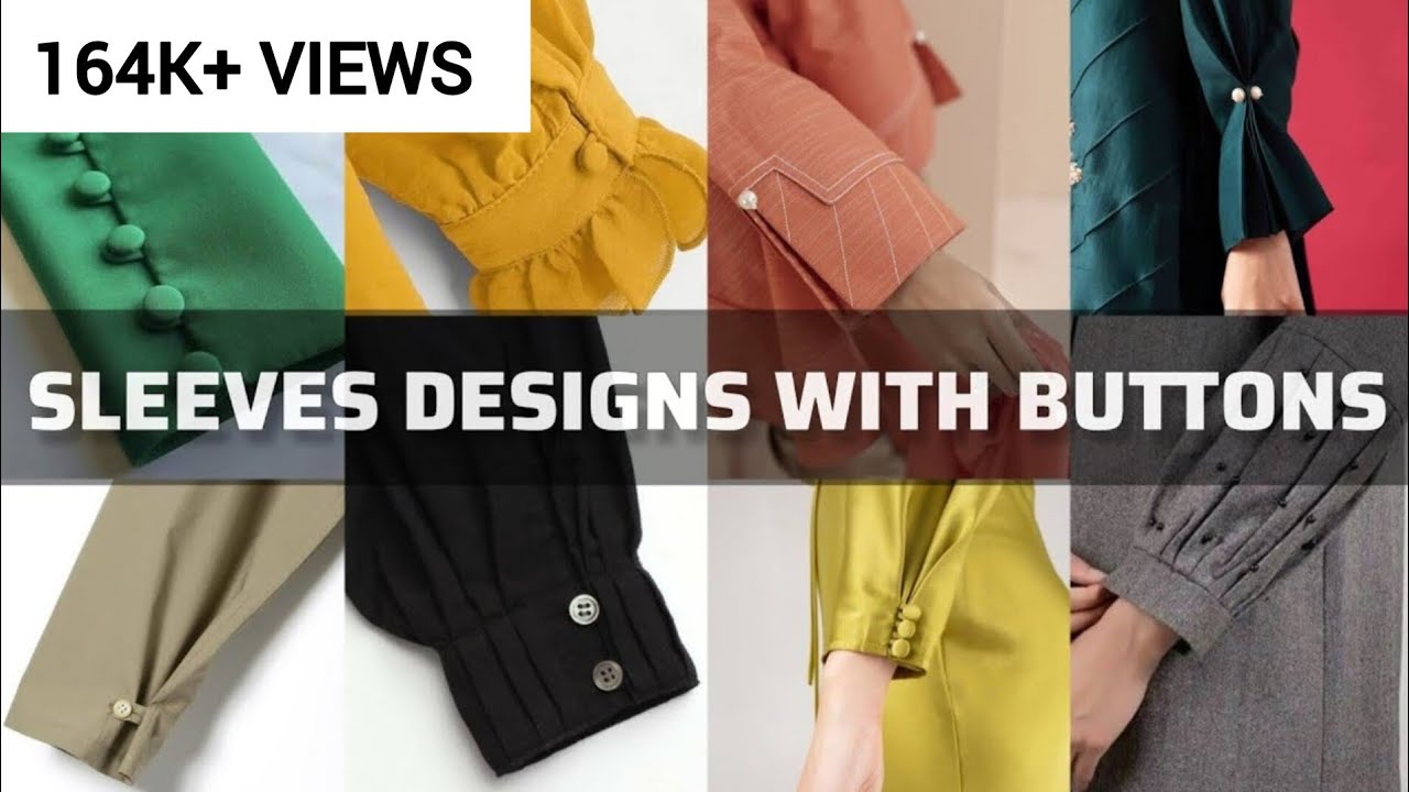 Sleeves Design With Buttons | Latest Sleeves Design For Suits 2023