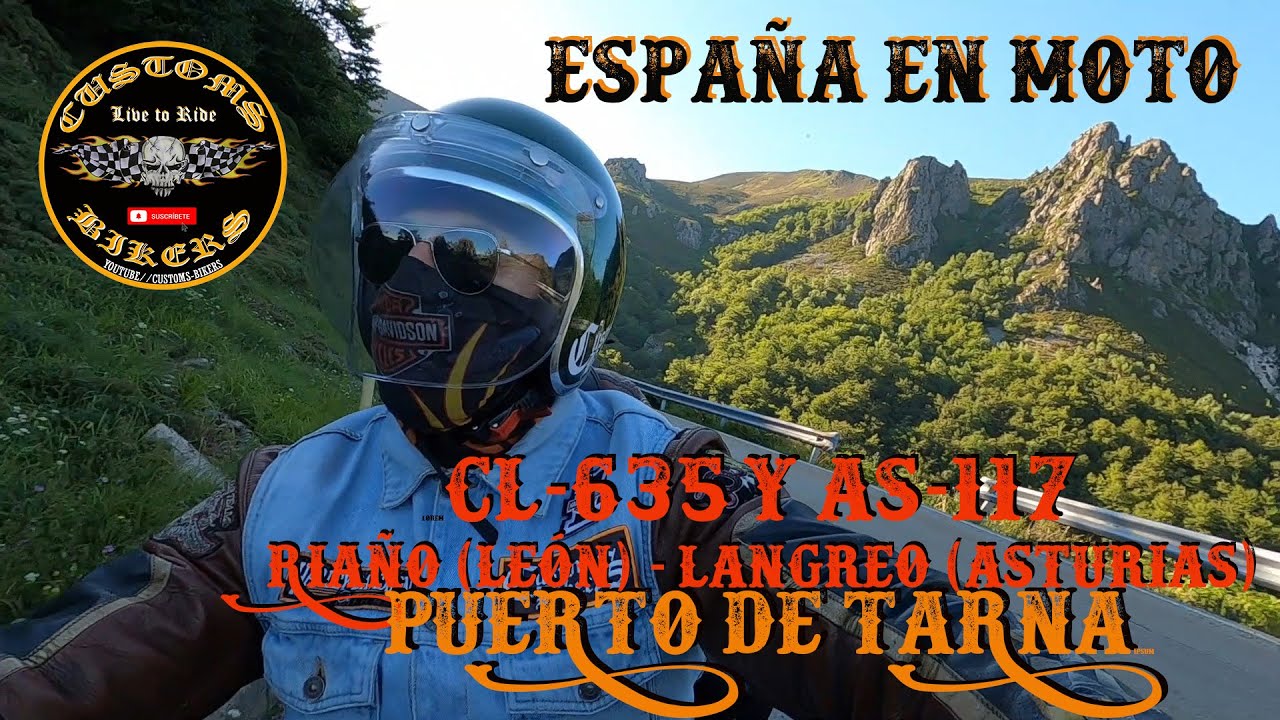 PUERTO DE TARNA: RIAÑO (León) - LANGREO (Asturias) * ESPAÑA EN MOTO
