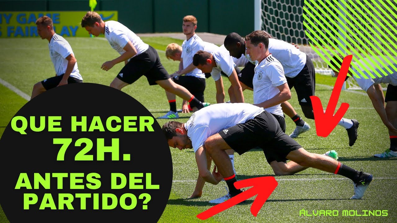 La PREPARACIÓN PERFECTA PRE-PARTIDO de FÚTBOL - Preparación física